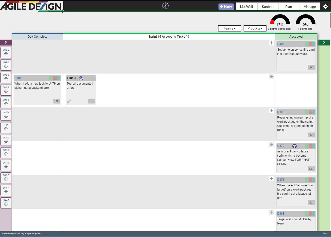 Toggle to see tasks associated with getting stories accepted.