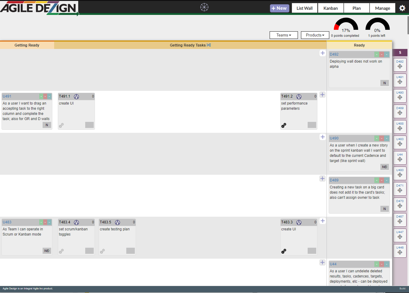 Toggle to “Getting READY” tasks for increased transparency and collaboration.