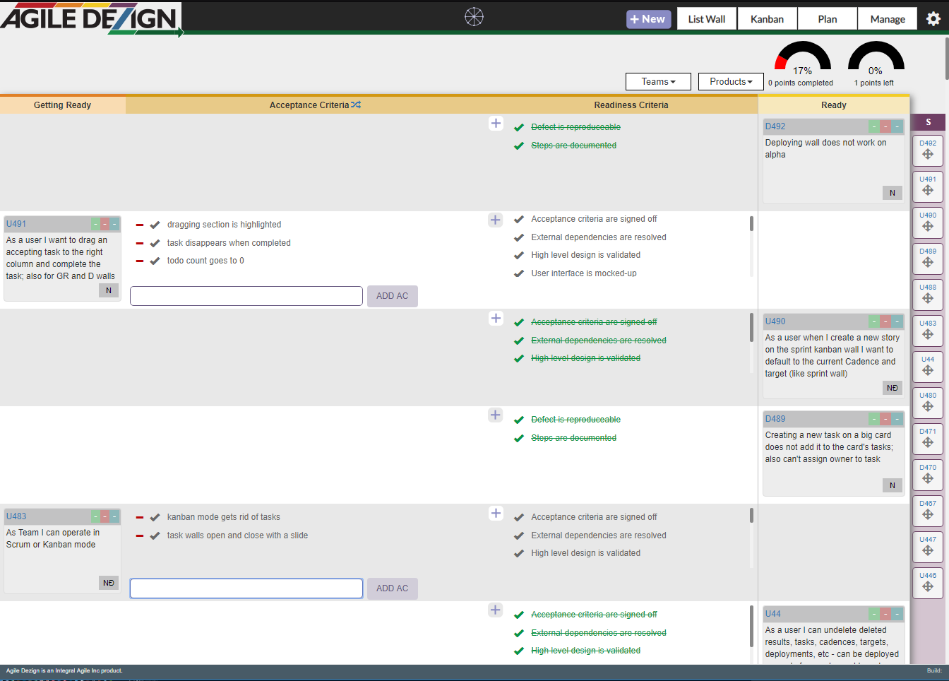 Select work items to prioritize, create a Definition of READY, track progress towards your planning horizon.