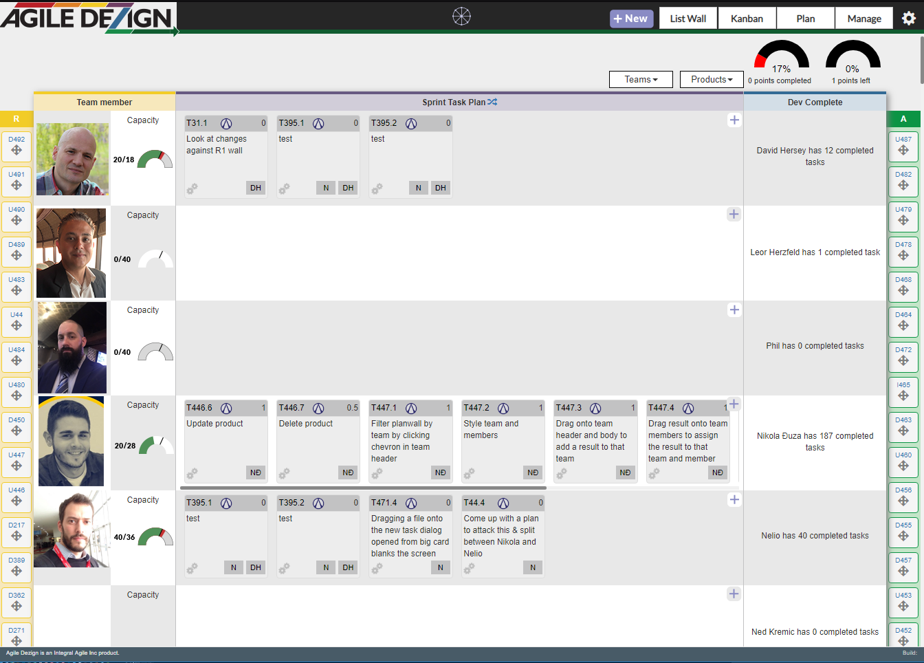 Toggle to see your team’s view to collaborate and manage capacity.