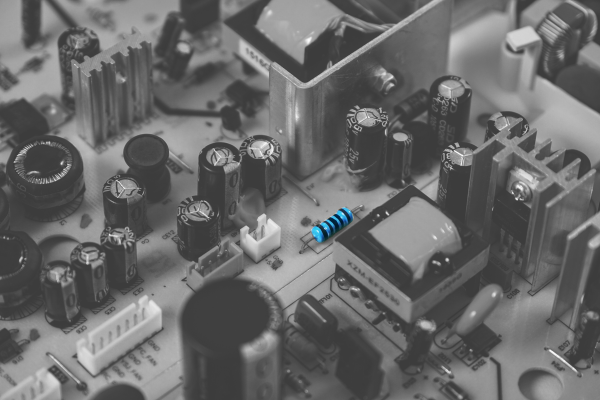 Resistor on an electrical board